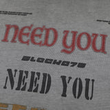 Retro Distressed Oversized Long Sleeve T-Shirt