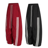 Striped Athletic Jogger Pants & Windbreaker Jacket
