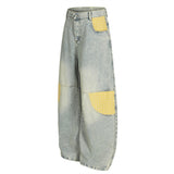 Y2K Flattering Washed Denim Wide Leg Jeans