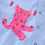 Warm Stylish Embroidered Plaid Long Sleeve Shirt