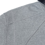 Fashionable Irregular Plaid Patchwork Ripped Hoodie