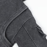 Chic Streetwear Grungy Distressed Washed Hoodie