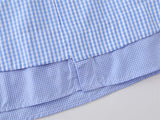 Warm Stylish Embroidered Plaid Long Sleeve Shirt
