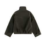 Effortless Chic Punk Vibe Loose Fit Jacket