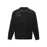 Y2K Grunge Painted Dark Print Long Sleeve T-Shirt