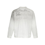 Y2K Grunge Painted Dark Print Long Sleeve T-Shirt