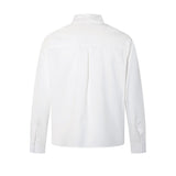 Stylish Embroidered Solid Color Long Sleeve Shirt