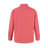 Y2K Men Retro Stylish Plaid Long Sleeve Casual Shirt