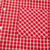Y2K Men Retro Stylish Plaid Long Sleeve Casual Shirt