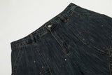 Y2K Streetwear Bold Paint Splatter Denim Jeans