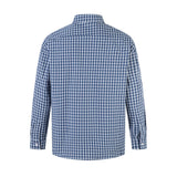 Y2K Men Retro Stylish Plaid Long Sleeve Casual Shirt