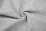 Minimalist Embroidered Button-Up Casual Sweatshirt