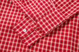 Y2K Men Retro Stylish Plaid Long Sleeve Casual Shirt
