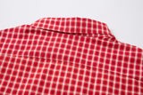 Y2K Men Retro Stylish Plaid Long Sleeve Casual Shirt