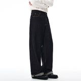 Long-lasting Retro Denim Straight Leg Jeans