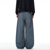 Streetwear Durable Stylish Wide Leg Denim Jeans