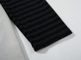 Insulated Color Block Long Sleeve Cross Print T-Shirt