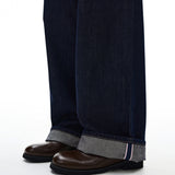 Long-lasting Retro Denim Straight Leg Jeans