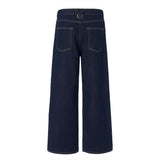 Long-lasting Retro Denim Straight Leg Jeans