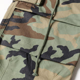 Elevated Camouflage Loose Wide Leg Cargo Pants
