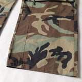 Elevated Camouflage Loose Wide Leg Cargo Pants