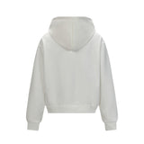 Polished Look Colorful Striped Hooded Sweatshirt