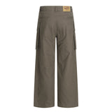 Versatile Loose-Fit Casual Solid Straight-Leg Cargo Pants
