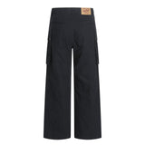 Versatile Loose-Fit Casual Solid Straight-Leg Cargo Pants