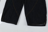 Y2K Unique Split Design Straight Leg Cargo Jeans
