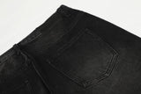 Essential Black Distressed Loose Fit Denim Jeans