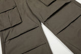 Versatile Loose-Fit Casual Solid Straight-Leg Cargo Pants