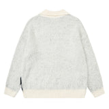 Y2K Gothic Embroidered Long Sleeve Knit Sweater