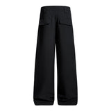 Relaxed European Style Street Vibe Wide Leg Pants