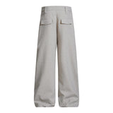 Relaxed European Style Street Vibe Wide Leg Pants