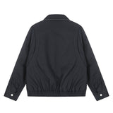 Versatile Stylish Minimalist Black Street Jacket