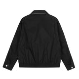 Versatile Stylish Minimalist Black Street Jacket