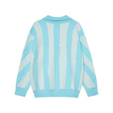 Stylish Vintage Lazy Striped Long Sleeve Sweater