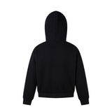 Fashionable Irregular Zip Up Hooded Sweatshirt