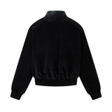 Streetwear Cool Stylish Faux Leather Collar Jacket