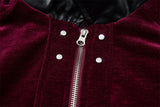 Streetwear Cool Stylish Faux Leather Collar Jacket