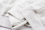 Fashionable Irregular Zip Up Hooded Sweatshirt