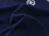 Streetwear Long Sleeve Polo Collar With Tie Sweatshirt