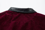 Streetwear Cool Stylish Faux Leather Collar Jacket