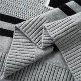 Y2K Cozy Versatile V-Neck Knit Sport Sweater