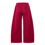Trendy Loose Fit Letter Print Wide Leg Jogger