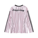 Stylish Long Sleeve V-Neck Jersey Long Sleeve T-Shirt