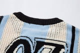 Y2K Stylish Loose Knit Casual Sport Sweater