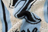 Y2K Stylish Loose Knit Casual Sport Sweater