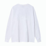 Streetwear Floral Print Chain Detail Long Sleeve Sweatshirt