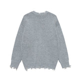 Effortless Ink Splatter Butterfly Long Sleeve Sweater